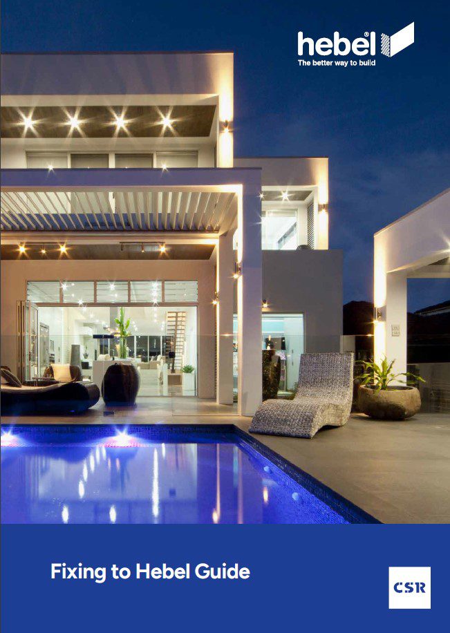 Fixing to Hebel Guide