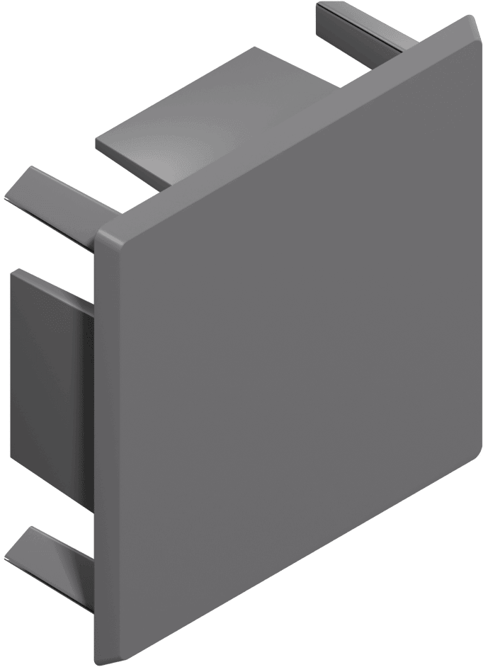 Perimeter Trim End Cap Basalt