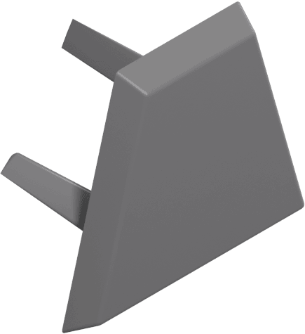 Trapezoidal End Cap Basalt
