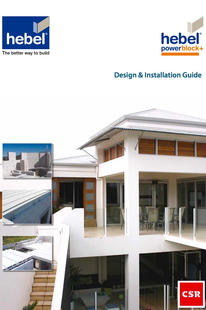 Hebel PowerBlock+ – Design and Installation Guide