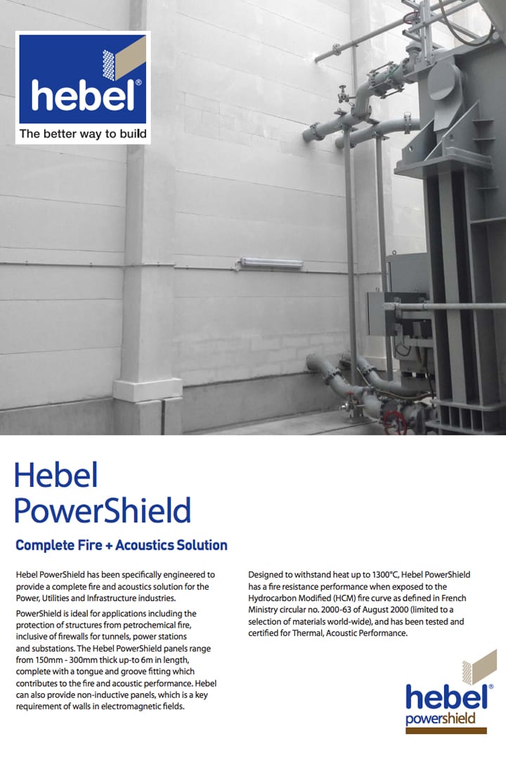 Hebel Powershield – Complete fire and acoustic solution