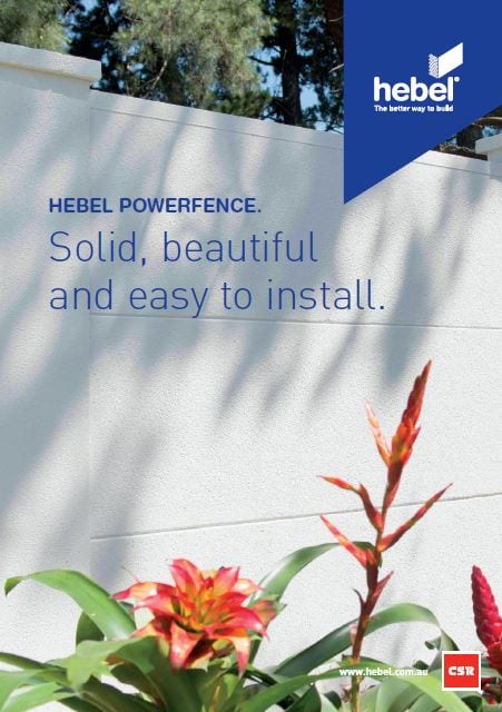 Hebel PowerFence – Solid, beautiful and easy to install